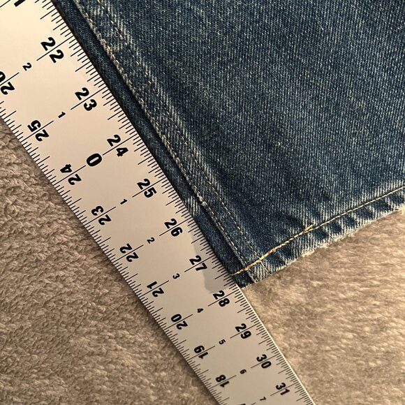 AG Adriano Goldschmied women's jeans 26 blue vintage high waist baggy boyfriend - Picture 16 of 16